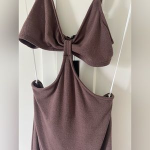 Cut out mini dress